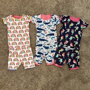 Hatley Brand Organic Cotton Girls Pajama Lot